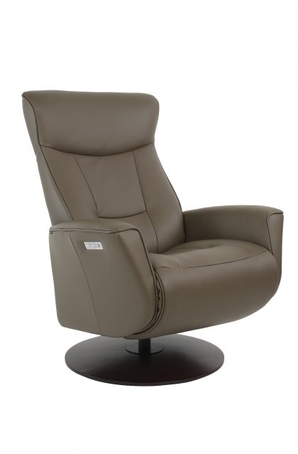 Oskar Moran Leather Recliner